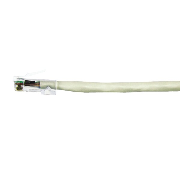 Compulink CBL ASSY MOD D/E 24-4PR, STRANDED CAT6 568A/B 3 FT, GRAY W/BOOTS M88DE3FC609B